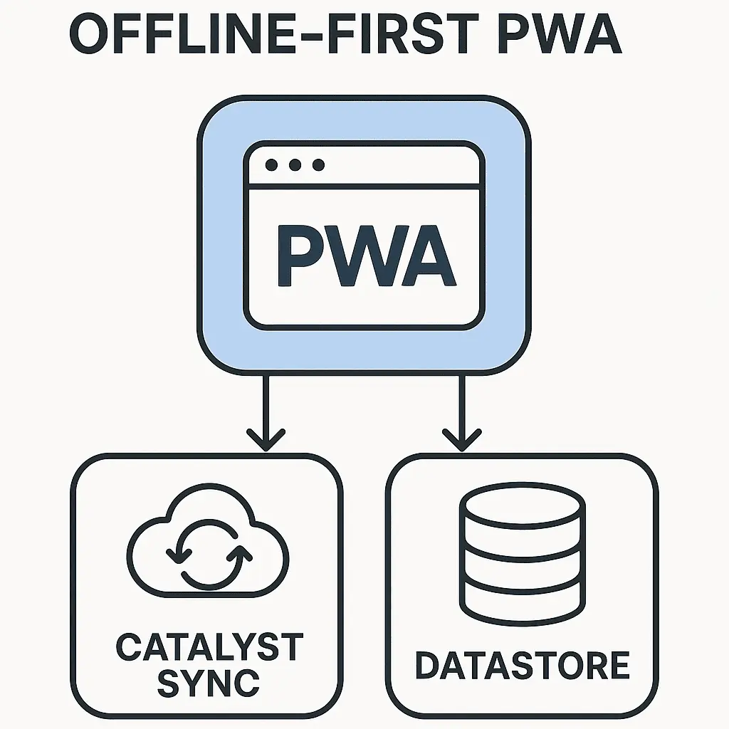 Offline First PWA-Blog