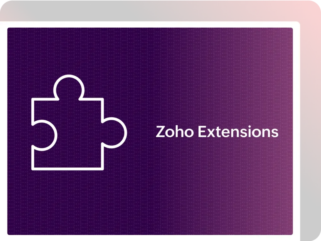 Zoho Extension-Zoho Support Hub