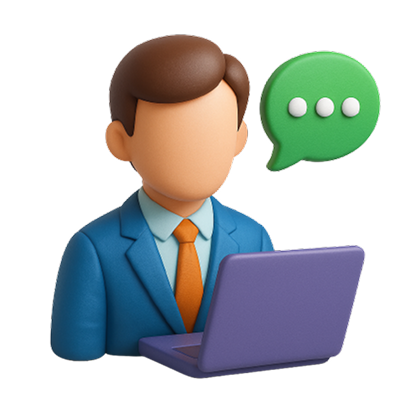 Person with laptop